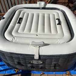 Blow Up Hot Tub Salt Water 