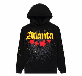Black Atlanta Sp5der Hoodie