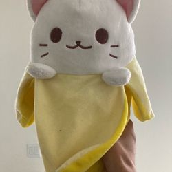 Bananya white cat Plushie funko