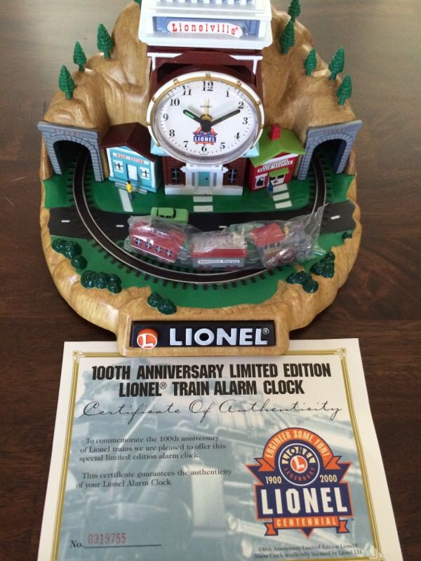 Collectible 100th Anniversary Limited Edition Lionel Train Alarm