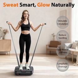 NIB: Vibration Plate Exercise Machine 3300RPM for Lymphatic Drainage-Model SN-SZ03A