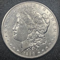 1890 CC Morgan Silver Dollar 
