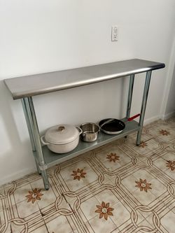 Stainless Steel Kitchen Side Table