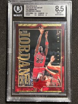 1999 Upper Deck MJ Ath Cen Michael Jordan Jordan Era #JE4 BULLS BGS 8.5 NM-MINT+