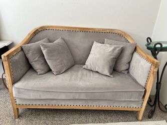 Velvet couch