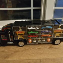 Two Sided Car Carrier And Cars Set