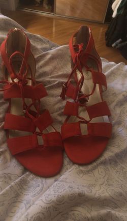 Bandolino Red Fb Size:7 1/2 M