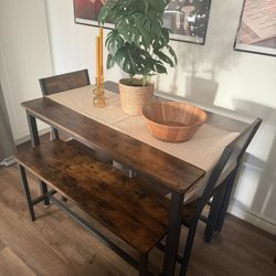 Vasagle Dining Table & Chairs/Benches