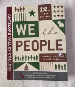 We the People by Theodore J. Lowi, Margaret Weir, Benjamin Ginsberg and Caroline