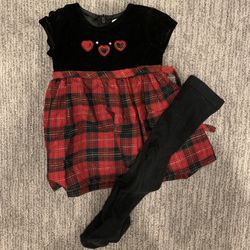 18 Month Dress And Tights $5