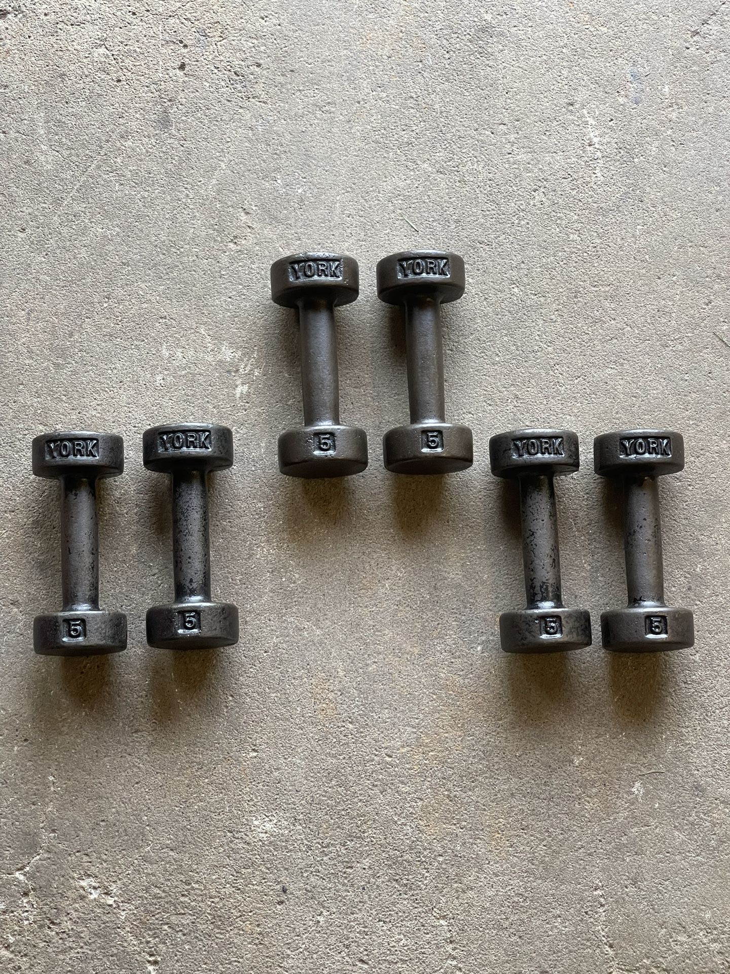 York Roundhead Dumbbells