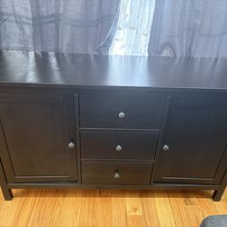 IKEA Hemnes Black Brown Sideboard
