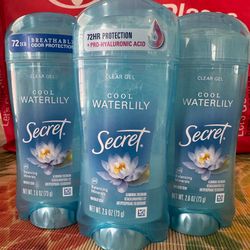 Secret antiperspirant/deodorant - cool waterlily scent