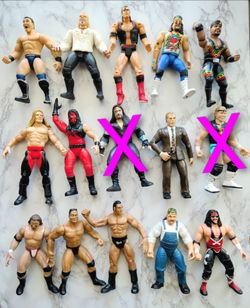 Vintage WWF Wrestling Action Figures From The '90s WOULD TRADE*