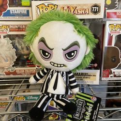 Beetle Juice Plushie Funko W/Tag Attached New
