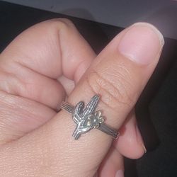 James Avery Retired Cactus Blossom Ring 