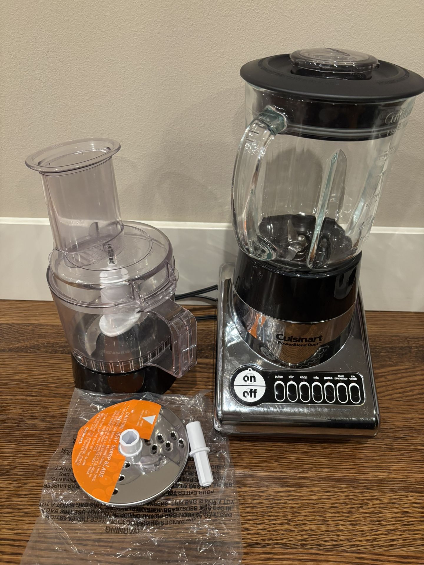 Cuisinart Smart Power Duet – Blender & Food Processor (Like New, $125 + Tax Retail)