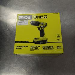New  Ryobi One + 18v Model Pdd209k