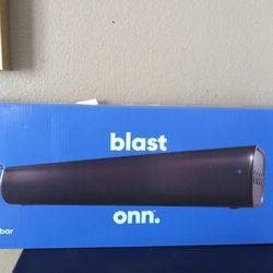 ONN Blast 2.0 Ch 16in 50W Peak Bluetooth Soundbar with Remote