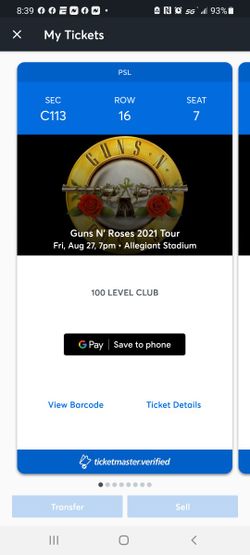 Guns N Roses In Las Vegas