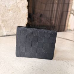 🖤 Authentic Louis Vuitton Slender Wallet in Black Damier Infini Leather 🖤