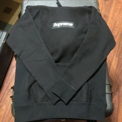 Supreme box logo hoodie black MEDIUM