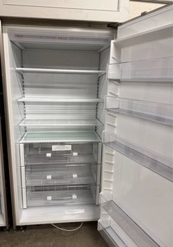 36” Subzero Built In Freezer Panel Ready
