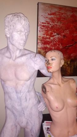 Mannequins man and woman