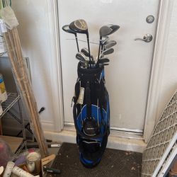 Golf Club Bag With  12 Clubs
