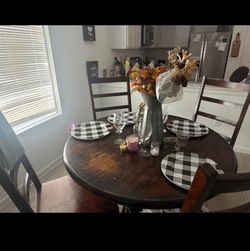 Dining table with chairs