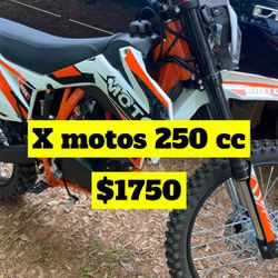 250cc X motos Dirt Bike 