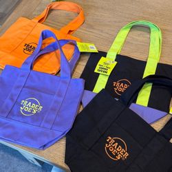 Viral Trader Joe's Mini Halloween Canvas Tote Bags