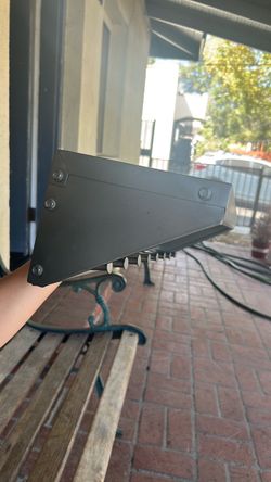 Metal shelf and hanger