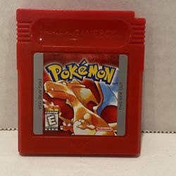 Authentic Pokémon Red Version With New Save Battery