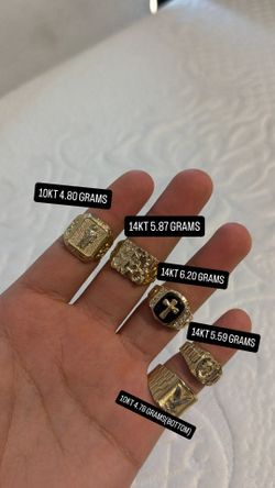 10k and 14k rings