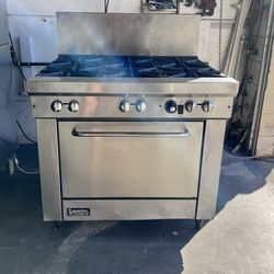6 Burner Stove Range 
