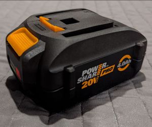 Worx Power Share PRO 4.0Ah 20V Lithium Ion Batteries - BRAND NEW