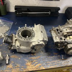 1998 Suzuki RM250 Motocross Dirt Bike Engine Cylinder Bottom End Crankshaft Motor Rm 250