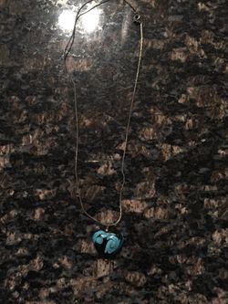 Turquoise pendant necklace