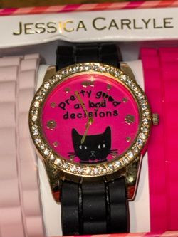 Jessica Carlyle Watch Set with Interchangeable Bands