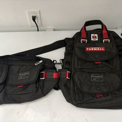 McCormick Farmall Backpack And Over Shoulder Bag Made In USA new 