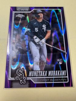 2026 Topps Chrome Murakami Rookie Purple Wave /75