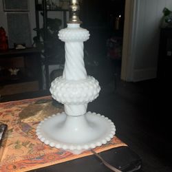 Vintage Leviton Milk Glass Lamp 