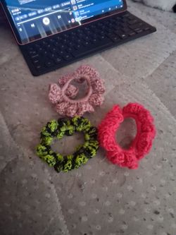 Set of hand made scrunchies #3
