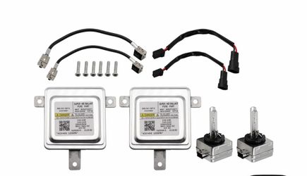 2x For Audi VW Xenon Ballast & Bulb HID Light Control Unit Module 8K0941597E