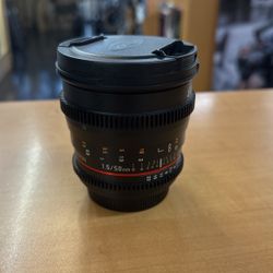 Rokinon 50mm T1.5 AS UMC Cine DS Lens for Canon EF Mount
