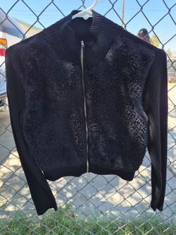 Faux fur sweater