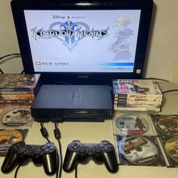 PlayStation 2 With 20 Games 