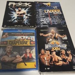 WWE DVD's and blu-ray.