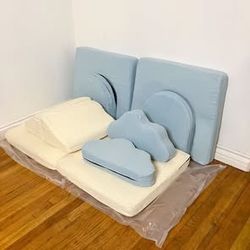 Sale! New Archways 9pc Corduroy kids toddlers Play Sofa Playroom Furniture